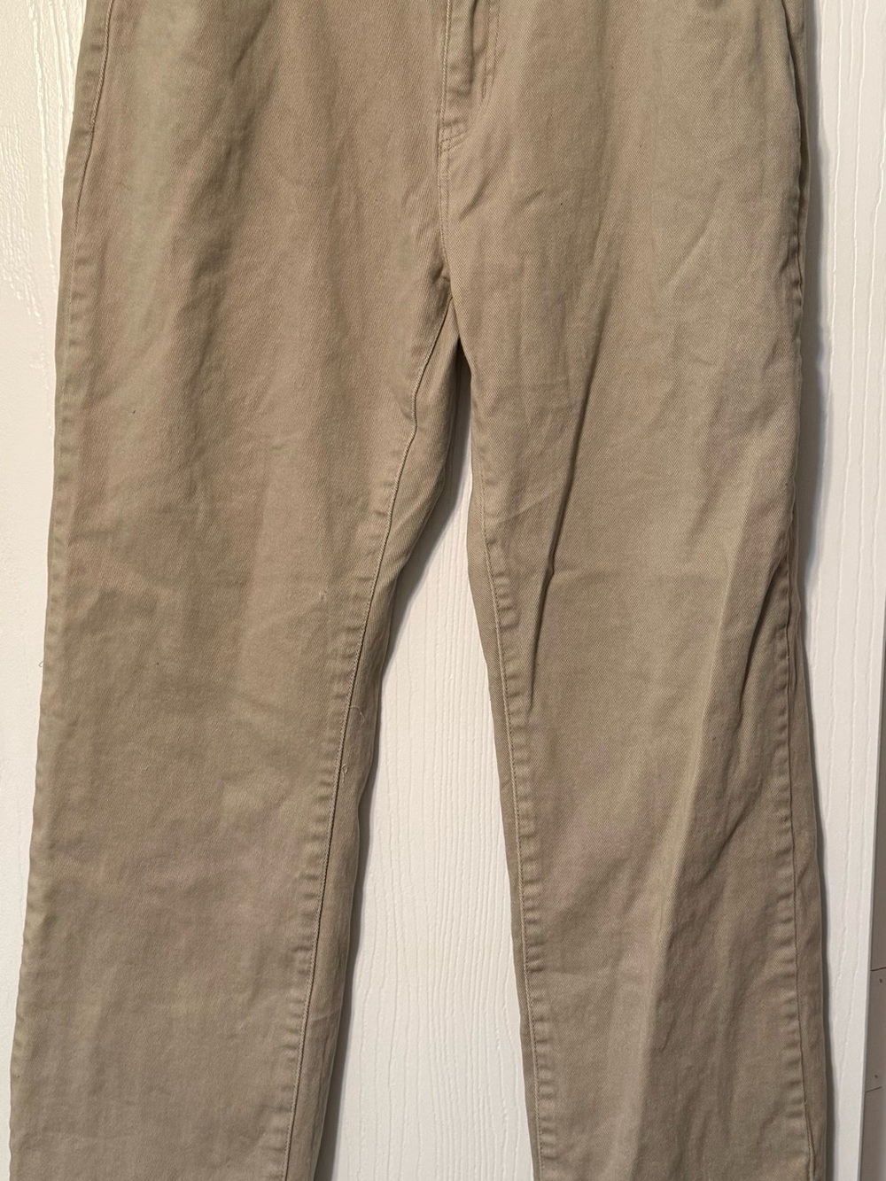Fashion Nova Men's Straight Pants in Khaki